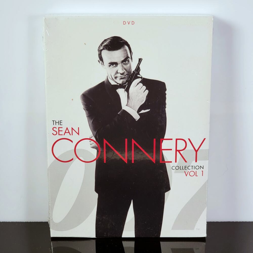 Sean Connery James Bond DVD Vol1 Dr No Goldfinger Sealed 3 Disc Set Spy Thriller